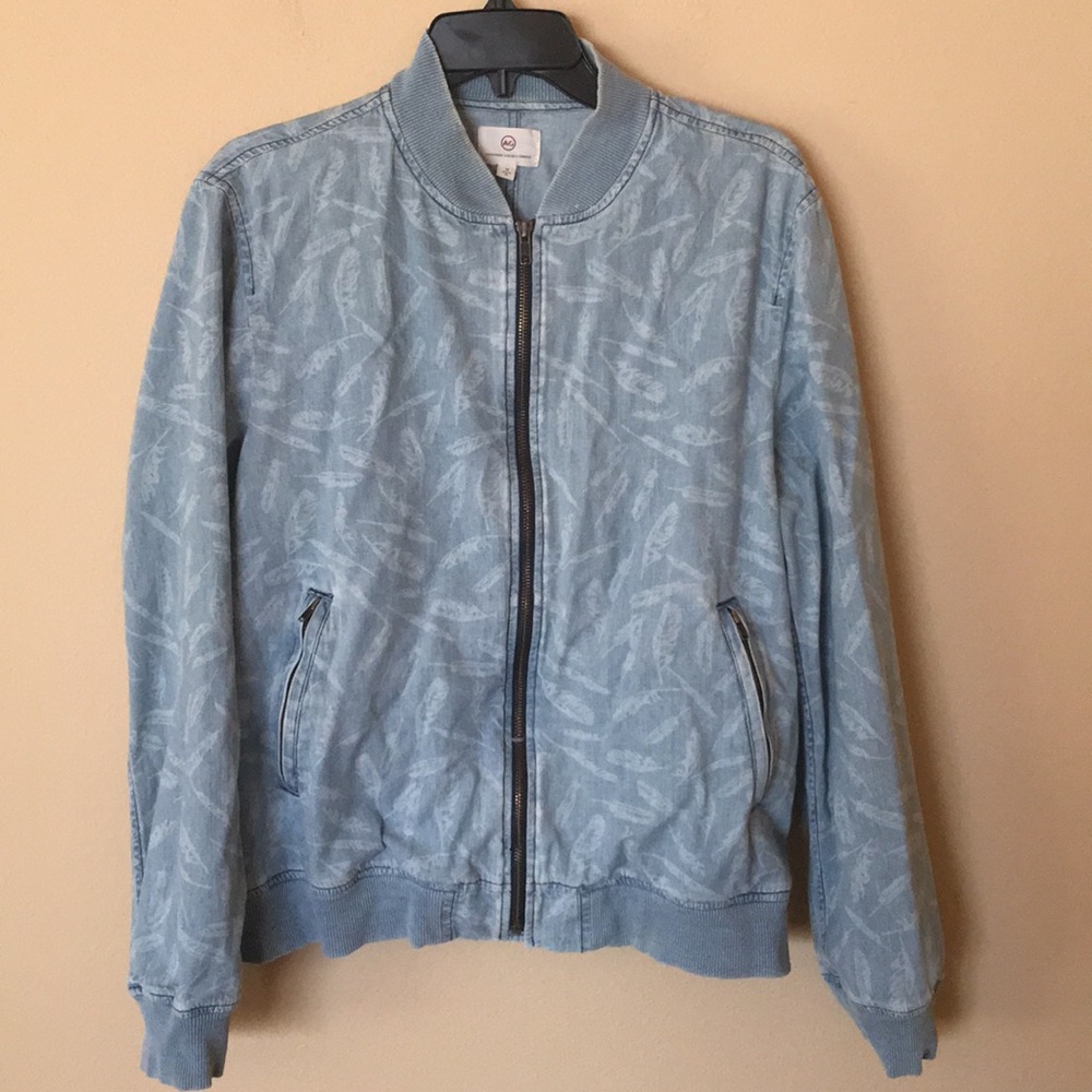 AG Adriano Goldschmied Feather Pattern Jacket
